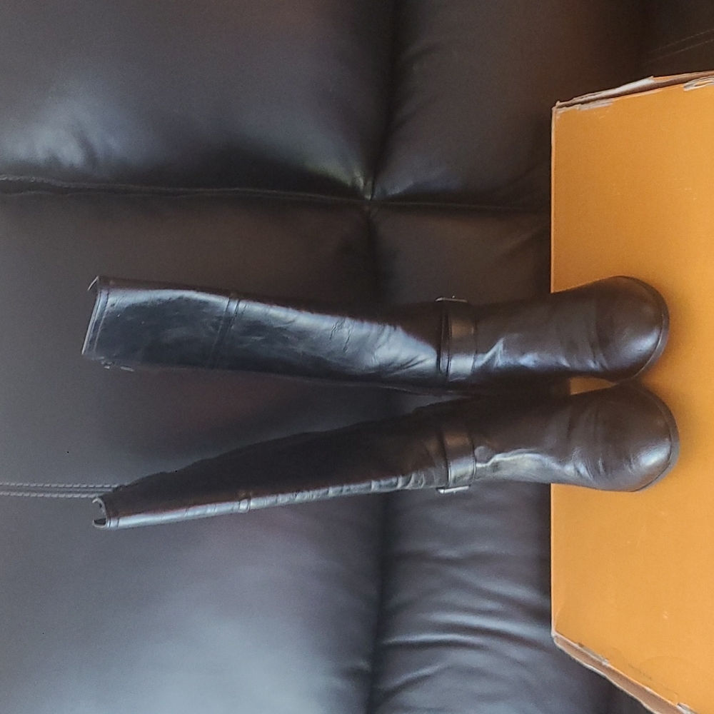 Unisa black riding boots size 11